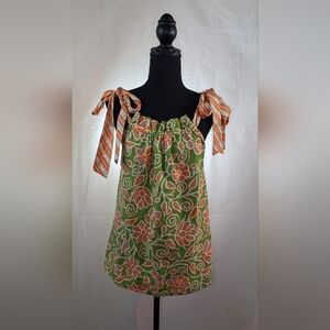 Current Air **Vintage Boho Floral Top** Medium